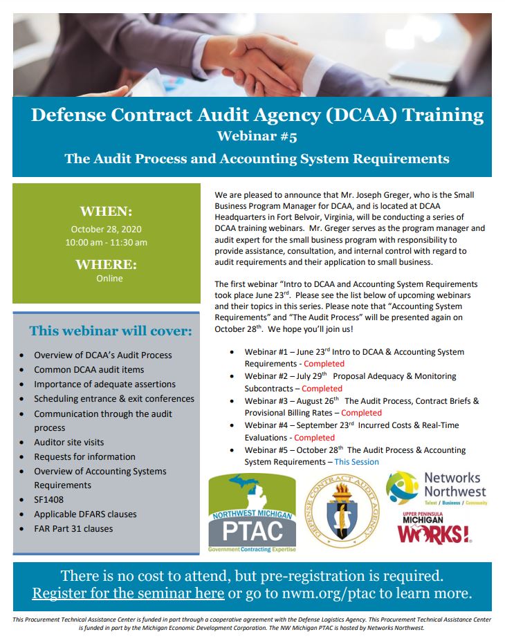 Dcaa Audit Program : Defense Contract Audit Agency – OYEF