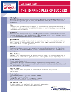 The 10 Principles of Success