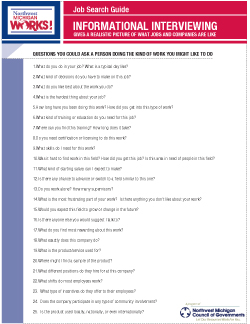 Informational Interviewing